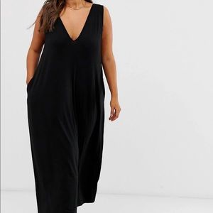 Black maxi dress size 26